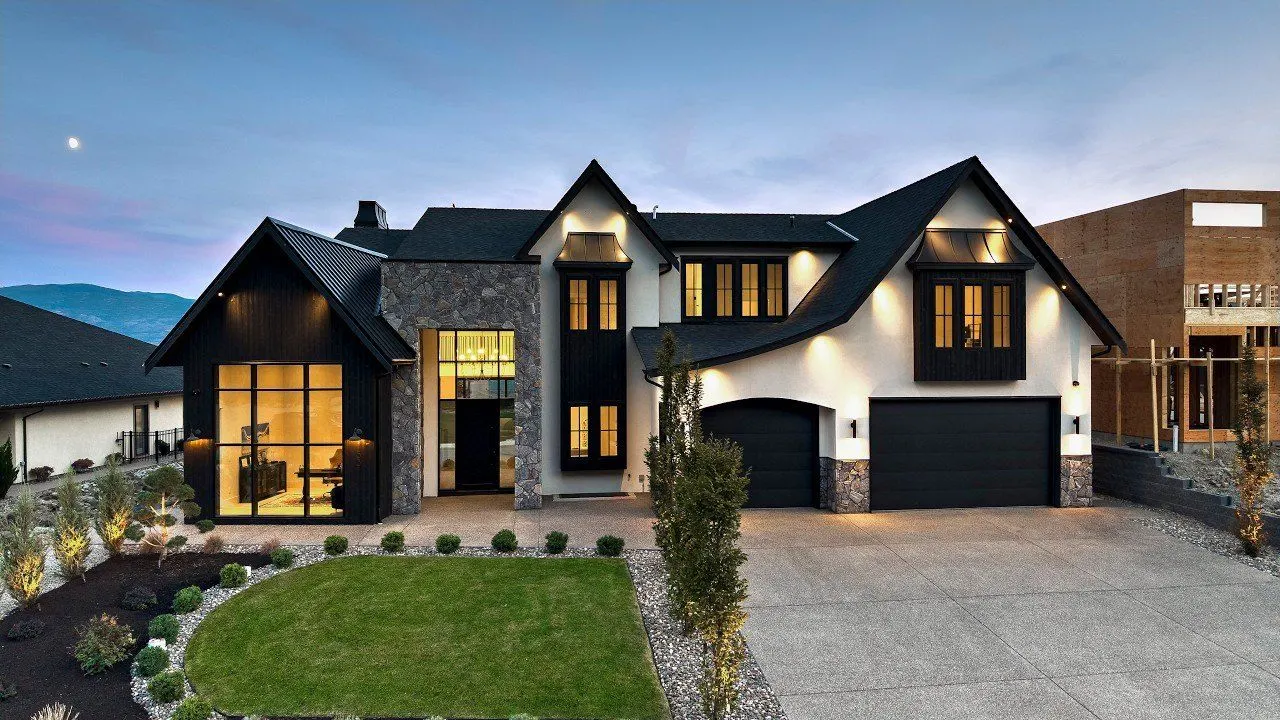 Still from West Kelowna modern farmhouse