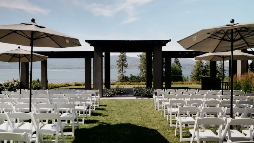 Ceremony at CedarCreek Estate Winery, Kelowna