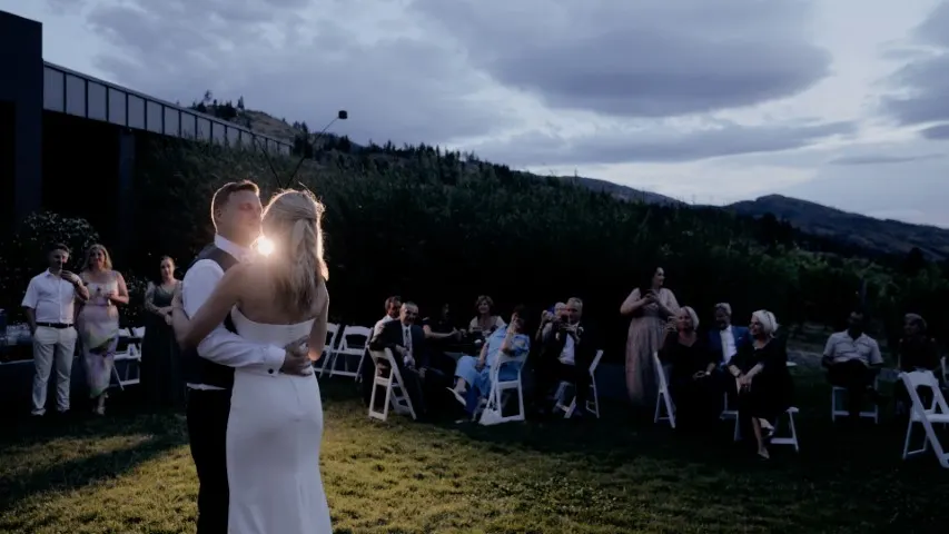 Wedding reception at CedarCreek Estate Winery, Kelowna