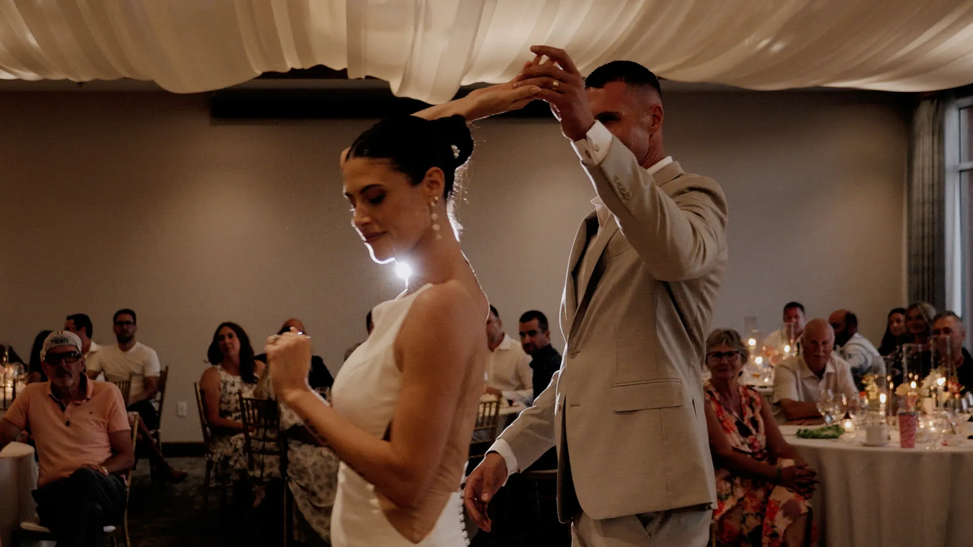 Wedding reception at Manteo Resort, Kelowna