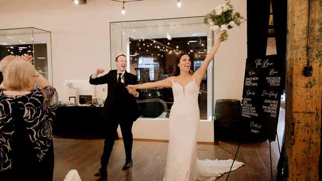 Grand entrance: Shivaun & Gage's wedding at Summerhill Pyramid Winery, Kelowna. Still from the Pixel Pro wedding film.