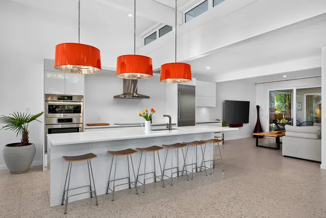 Kitchen 2, mid-century modern home in West Kelowna, BC. Real estate photography by Pixel Pro Productions.